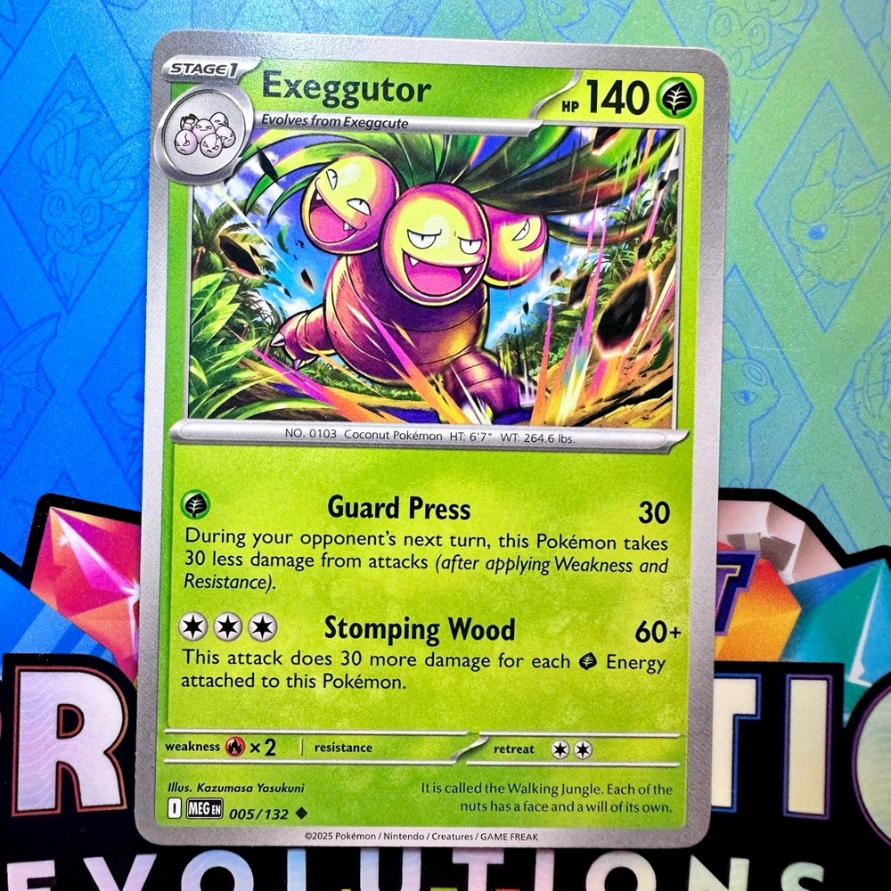 exeggutor (005/132) - uncommon — pokémon: mega evolutions